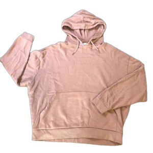 ASOS Light Pink Oversized Hoodie Kangaroo Pocket Cozy Size L (fits to XXL)